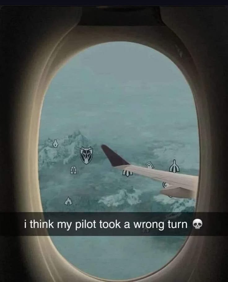 I think my pilot took a wrong turn
